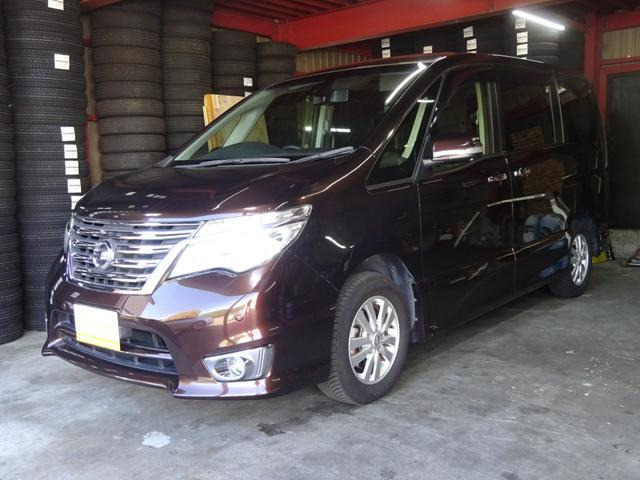 セレナ2.0 ハイウェイスター Vセレクション+Safety II 4WD本州仕入 後期型 ナビ TV B/T