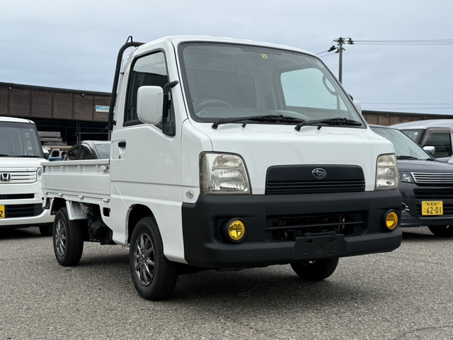 サンバートラック　Sチャージャー　4WD　AT 車高調　車検R8/4 軽トラ サンバートラック Sチャージャー 4駆 AT 車高調 車検R8/4 9.9万k サンバー