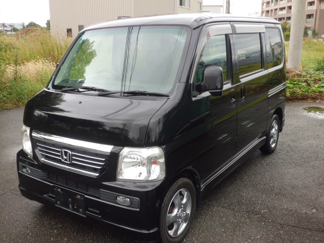 バモスL ターボ ローダウン禁煙車純正エアロSDナビBカメラ