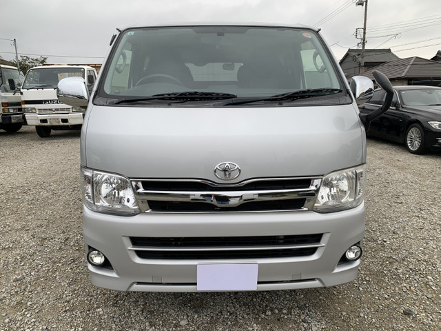 ハイエースバン3.0 スーパーGL ロング ディーゼル1オーナー・前席レカロシート