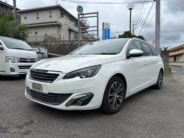 308SWアリュール ブルーHDi ディーゼルBカメラ ETC スマートキー ナビ付き