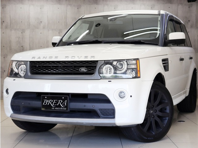 レンジローバースポーツ5.0 V8 4WD黒革Pシートシートヒーター&メモリ機能付