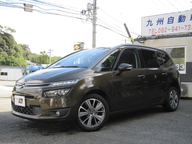 グランドC4ピカソエクスクルーシブガラスルーフナビテレビ7人乗り保証付き