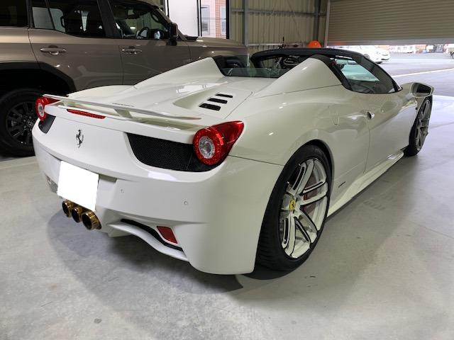 フェラーリ 458スパイダー EUモデル 走行距離7400km 極上車 の中古車 