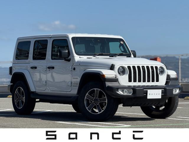 ラングラーアンリミテッド サハラ 4WDワンオーナー 8.4インチオーディオナビ