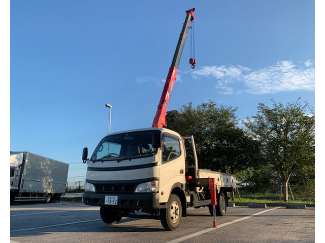 トヨエース  走行27,400km 4段クレーン