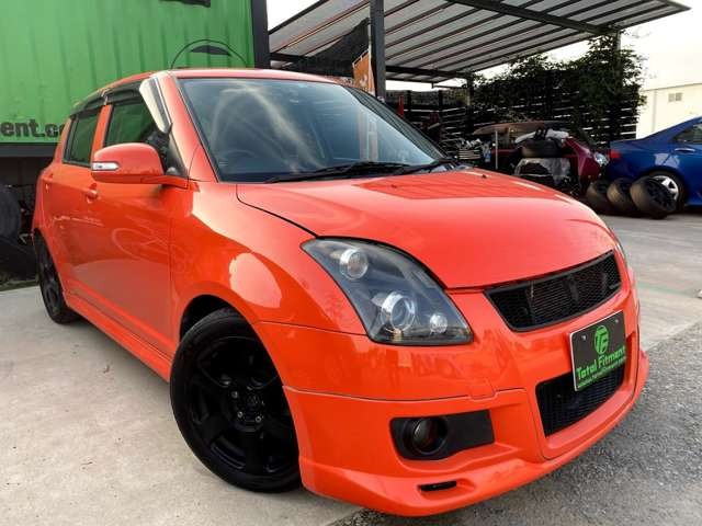 スイフト1.6 スポーツオリジナルオレンジ スズキスポーツエアロ TEIN車高調 ETC