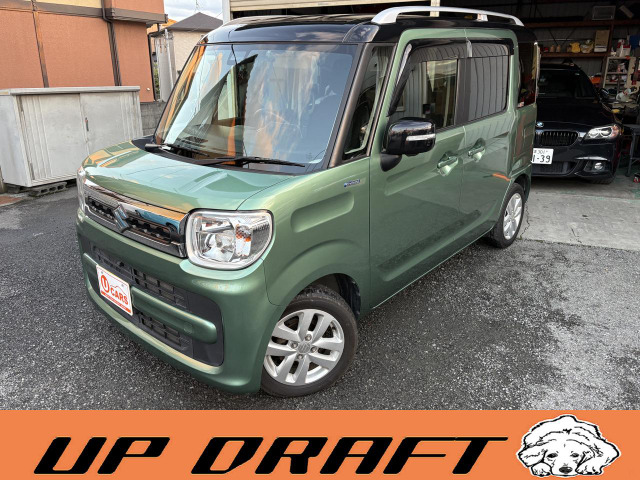 スペーシア ハイブリッド(HYBRID)  X 全方位モニター 片側パワスラ ETC
