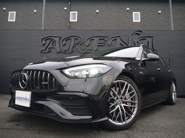 CクラスワゴンAMG C43 4マチック (BSG搭載モデル) 4WD1オーナ-・ブルメスターサウンド
