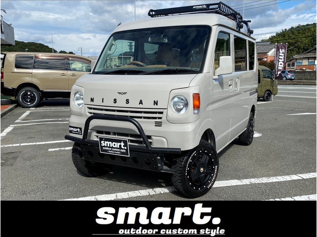 NV100クリッパーDX エマージェンシーブレーキ パッケージ ハイルーフ 5AGS車 4WDsmartアウトドアカスタムスタイル
