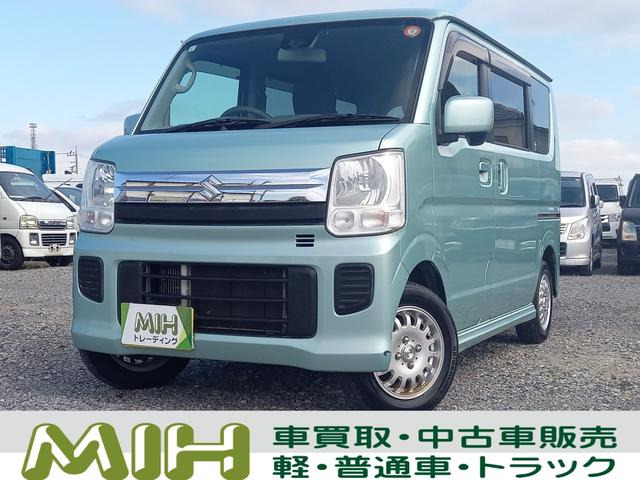 エブリイワゴンJPターボ ハイルーフ 4WDレーダーブレーキサポート スマートキー