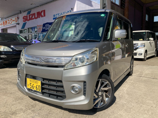 スペーシアカスタムTS6ヶ月保証 ナビETC ドラレコパワスラ