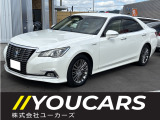 【中古車情報】トヨタ クラウン ハイブリッド 2.5 ロイヤルサルーン 本革シート ウッドコンビステアリング の中古車詳細(走行距離:7.2万km、カラー:パールホワイト、販売地域:福岡県糟屋郡須惠町新原)