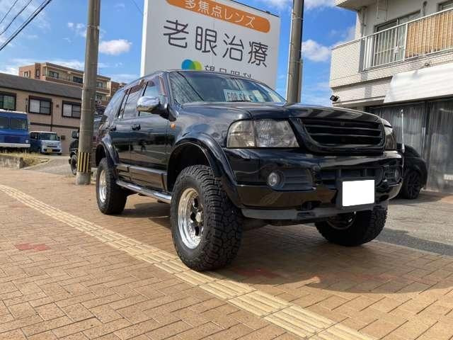 エクスプローラーエディバウアー 4WDリフトアップ 社外マフラー 1ナンバー