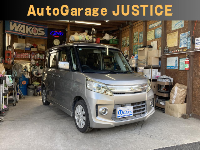 スペーシアカスタム XS 左パワスラ・Bluetooth対応ナビ