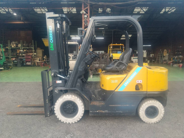 三菱ロジスネクスト エンジンフォークリフト FD25T5M サイドシフト 5Mマスト