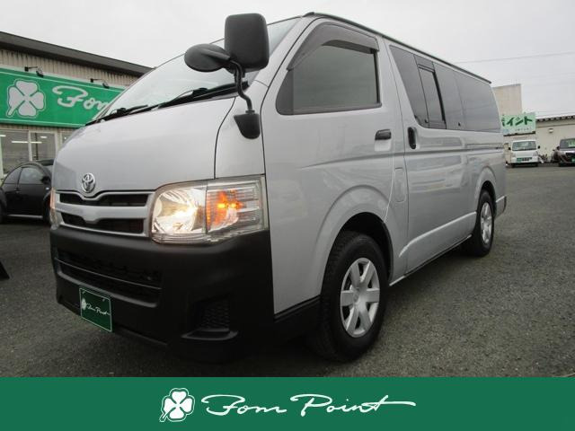 ハイエースバン3.0 DX ロング ディーゼル 4WDリヤヒーター ETC SDナビ ワンセグTV B