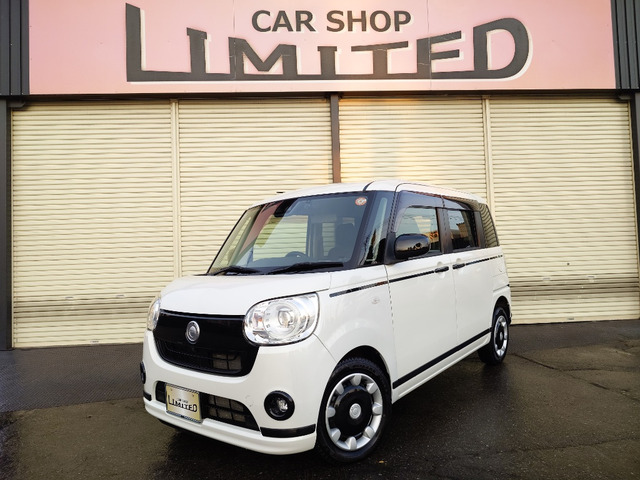 ムーヴキャンバスG ブラックアクセント リミテッド SAIII 4WD夏タイヤ・冬タイヤ BS新品タイヤ付