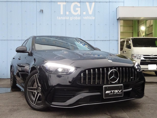 CクラスC220d アバンギャルド AMGライン (ISG搭載モデル)ワンオーナー!本革/パノラミックSR