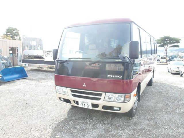 マイクロバス　ローザ　KC-BE459F 2人掛け　補助席付　NO.1　19011512 中古マイクロバス 三菱ふそう 鳥取・大分・佐賀 ローザ（U-BE459F