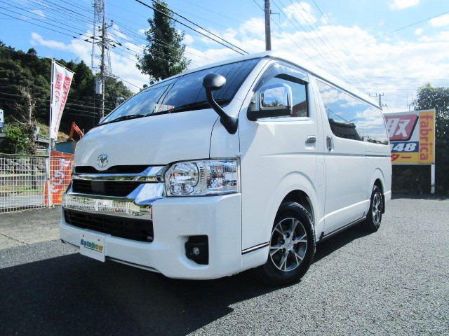 ハイエース 2.7 GL ロング ファインテックツアラー キャプテンシート・メーカー保証...