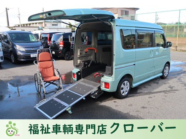 NV100クリッパーリオ チェアキャブ ハイルーフ 電動ウインチ 純正フルセグナビ