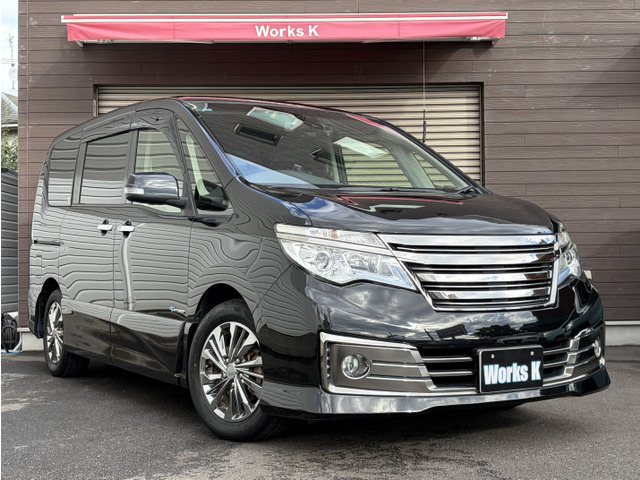 セレナ2.0 ライダー ブラックライン S-HYBRID後席モニター ドラレコF/R Bカメラ