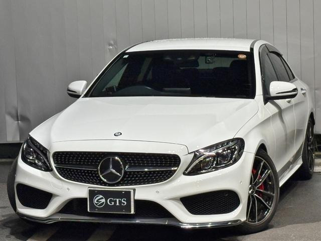 CクラスC200 アバンギャルド AMGラインディーラー車 右ハンドル ブラックレザー