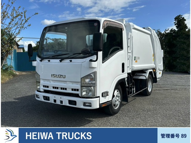 エルフ  プレス式 4.3立米 2tプレス パッカー車 スペアキー キーレス エアコン