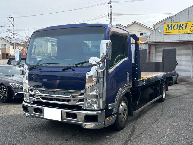 エルフ  ☆積載車☆AT車☆ナビ モニター2台付!