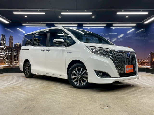 エスクァイアハイブリッド1.8 Gi プレミアムパッケージ後期型 茶半革 両側Pスラ