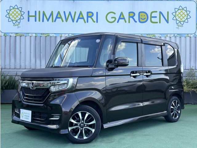 N-BOXカスタムG L ホンダセンシング両側PS/8型ナビ/ラプター塗装/ETC