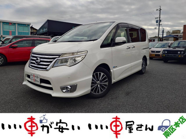 セレナ2.0 ハイウェイスター Vセレクション+Safety S-HYBRID アドバンスドSafetyパッケージ禁煙☆ナビTV☆全周カメ☆両電スラ☆