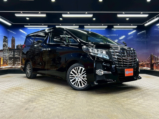 アルファード 3.5 SA Cパッケージ 4WD 黒本革シート JBLサウンド 後席モニタ