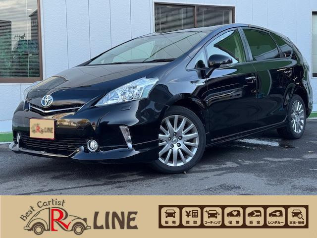 プリウスα 1.8 S チューンブラック アルパインBIG-X 17インチアルミ