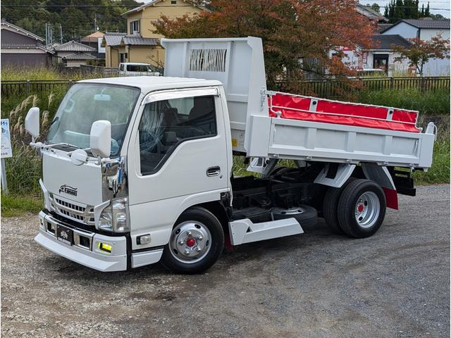 エルフ 3.0 強化ダンプ フルフラットロー ディーゼル 3t低床/6速MT/内外装仕上げ済み