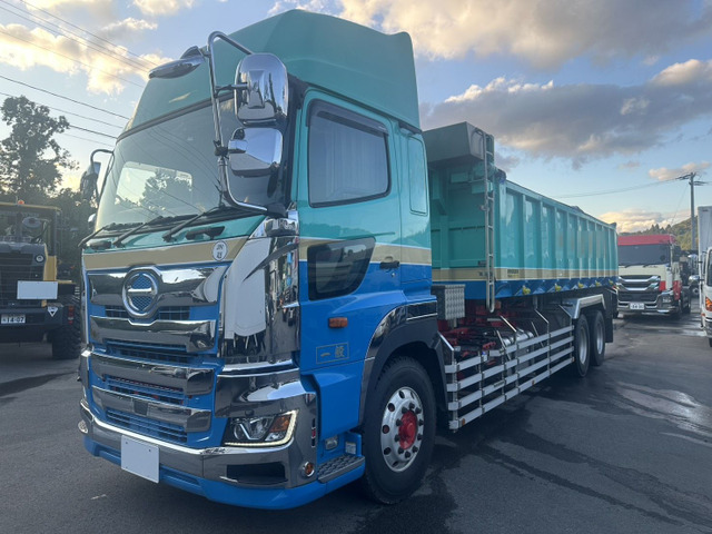 プロフィア ダンプ ロング 深ダンプ ステンレスボディ 検付