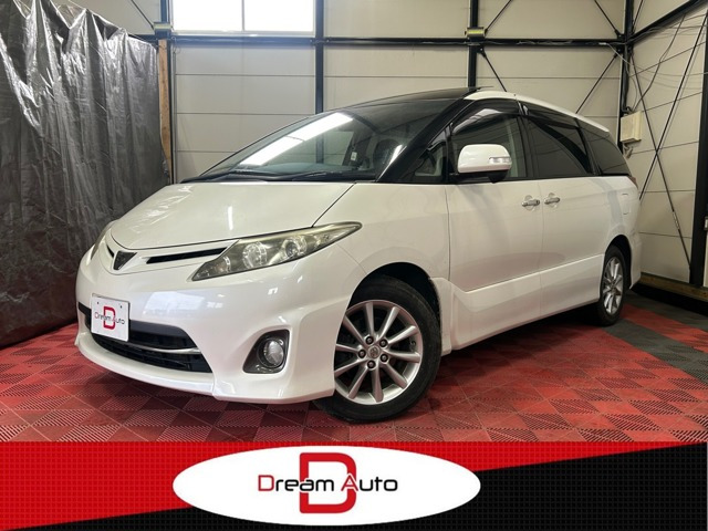 エスティマ2.4 アエラス Gエディション 4WDキーレス ナビ TV Bluetooth