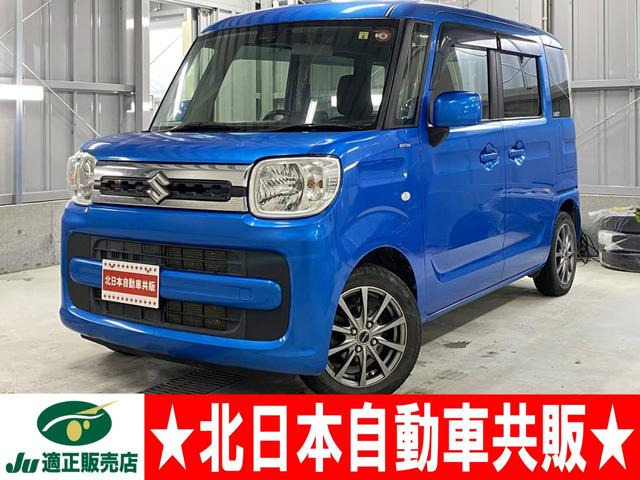 スペーシアハイブリッド(HYBRID) X 4WD2年車検(付)・ナビ・TV・シートヒータ