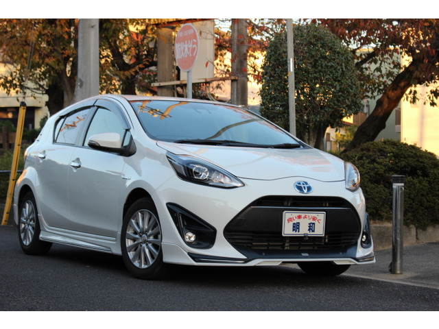 アクア 1.5 S スタイルブラック 後期型仕様・TRDエアロ!!