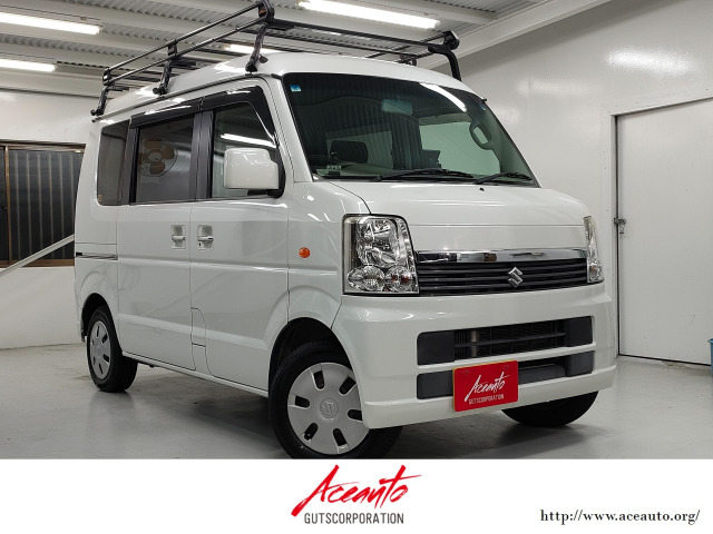 エブリイワゴンJPターボ ハイルーフ禁煙車 ルーフキャリア ワンオーナー