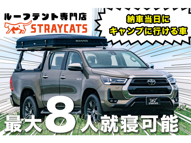 トヨタ ハイラックス 2.4 Z ディーゼル 4WD ルーフトップテント