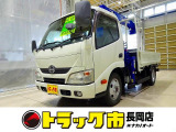 お問合せ管理No.E763 H24 デュトロ 2t 4WD(切替式) FJL 標準セミロング タダノ4段クレーン付