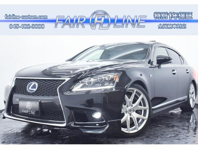 LS600h Fスポーツ 4WD後期 黒革 サンルーフ TRDエアロ