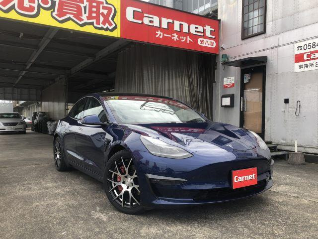 モデル3ロングレンジ 4WD純正ナビ フロント・バックカメラ ETC