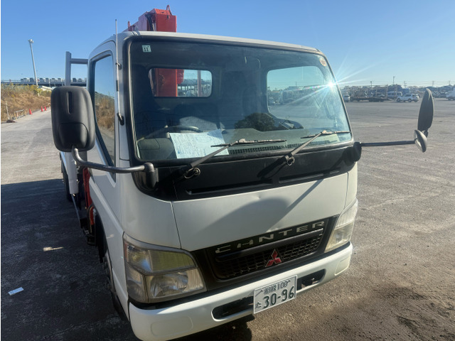 キャンター 新明和 クレーン車