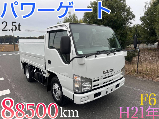 エルフ 2.5t MT6速 平ボディパワーゲート