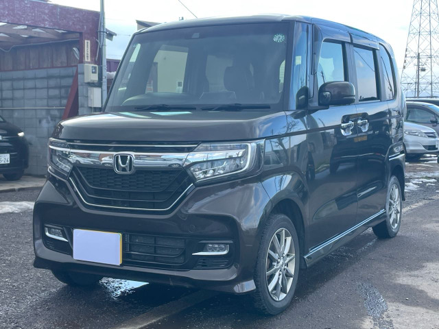 N-BOXカスタムG L ホンダセンシング 4WDナビTV/ETC/Bカメラ/純正エンスタ