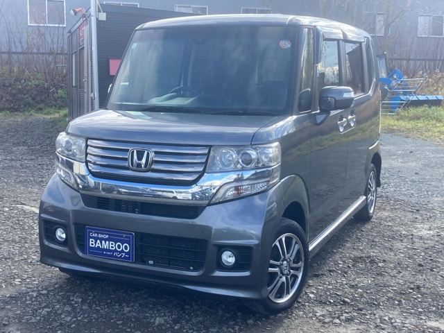 N-BOXカスタムG Lパッケージ 4WDナビテレビバックモニターETC夏冬タイヤ