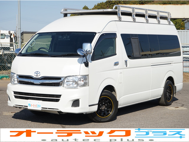 ハイエース2.7 グランドキャビンルーフキャリア ラダー 後席モニター